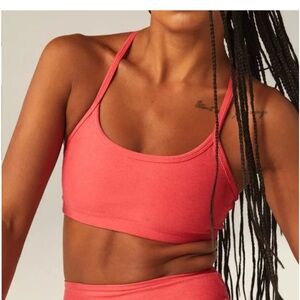 BEYOND YOGA Spacedye Legging and Bra SET in Coral Glow Size Small